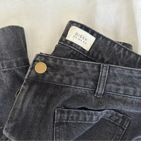 DISSH black wide leg jeans - Picture 2 of 5